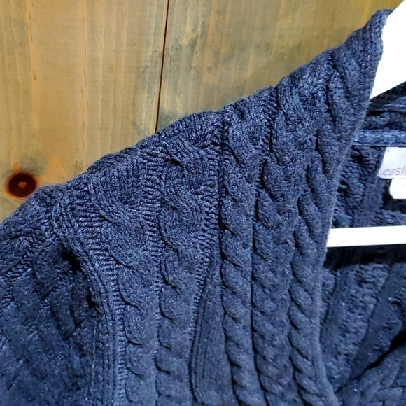 CASLON DARK GRAY LARGE KNIT SWEATER SIZE MEDIUM - Picture 3 of 9